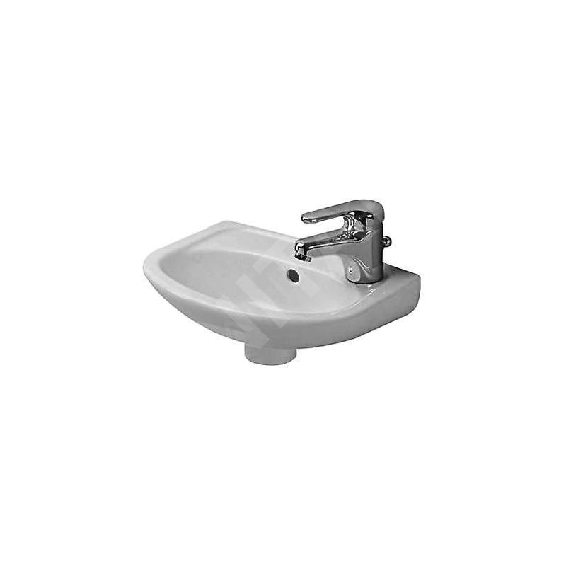 Duravit Duraplus - Lave-mains Compact avec trop-plein, 365x265 mm, blanc 0797350000