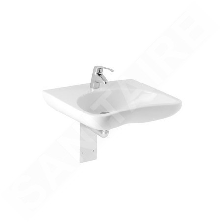 Jika Mio - Lavabo sanitaire 640x550 mm, trou pour robinetterie, Jika Perla, blanc H8137141001041