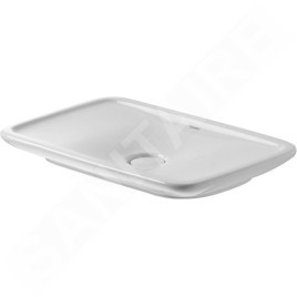 Duravit Puravida - Vasque sans trou sans trop-plein, rectifiée, 695x415 mm, blanc - vasque 0370700000