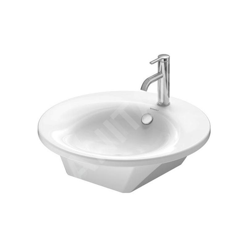 Duravit Starck 1 - Lavabo pour meuble, un trou, avec trop-plein, diamètre 580 mm, blanc - lavabo 0406580000 Duravit Starck 1 - Lavabo pour meuble, un trou, avec trop-plein, diamètre 580 mm, blanc - lavabo 0406580000
