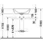 Duravit Starck 1 - Vasque sans trou avec trop-plein, diamètre 530 mm, blanc- vasque 0447530000 Duravit Starck 1 - Vasque sans trou avec trop-plein, diamètre 530 mm, blanc- vasque 0447530000