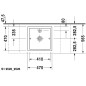 Duravit Starck 1 - Vasque à poser 470x470 mm, sans trop-plein, sans trou pour robinetterie, blanc 0387470028 Duravit Starck 1 - Vasque à poser 470x470 mm, sans trop-plein, sans trou pour robinetterie, blanc 0387470028