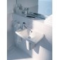 Duravit Starck 3 - Lave-mains 500x260 mm, sans trou pour robinetterie, avec WonderGliss, blanc 07515000001