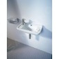 Duravit Starck 3 - Lave-mains 500x260 mm, sans trou pour robinetterie, avec WonderGliss, blanc 07515000001