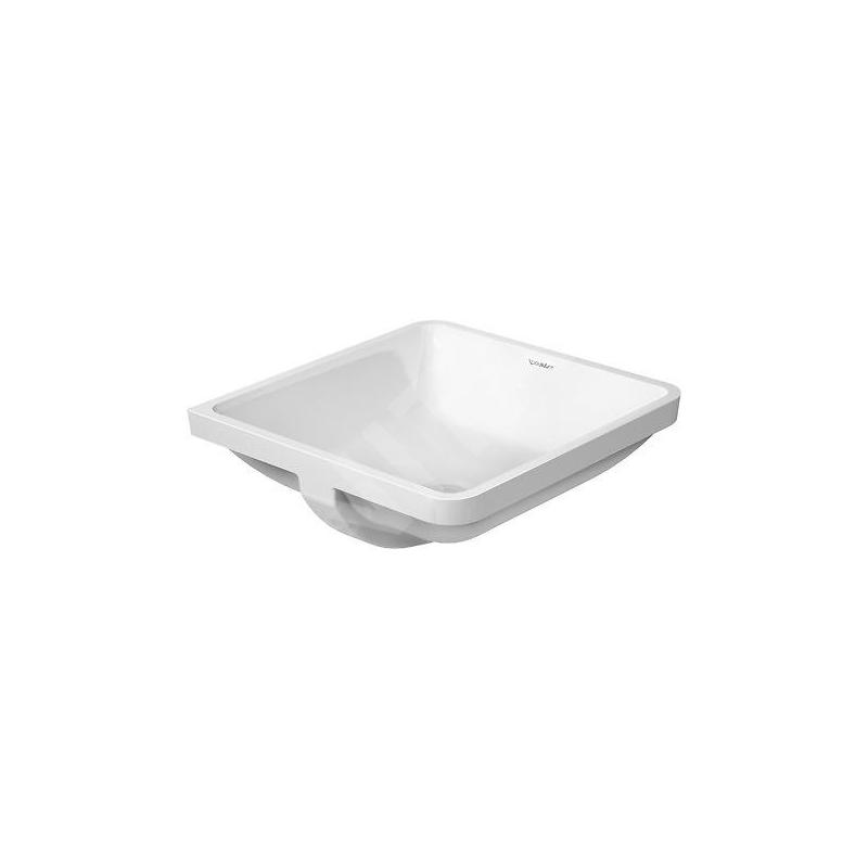 Duravit Starck 3 - Vasque encastrée 430x430 mm, sans trou pour robinetterie, blanc 0305430000 Duravit Starck 3 - Vasque encastrée 430x430 mm, sans trou pour robinetterie, blanc 0305430000