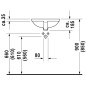 Duravit Starck 3 - Vasque encastrée 430x430 mm, sans trou pour robinetterie, blanc 0305430000 Duravit Starck 3 - Vasque encastrée 430x430 mm, sans trou pour robinetterie, blanc 0305430000