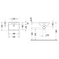 Duravit Starck 3 - Vasque encastrée 490x365 mm, avec un trou pour robinetterie, avec WonderGliss, blanc 03024900001 Duravit Starck 3 - Vasque encastrée 490x365 mm, avec un trou pour robinetterie, avec WonderGliss, blanc 03024900001