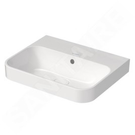 Duravit Happy D.2 Plus - Vasque 600x460 mm, avec WonderGliss, blanc 23606000601