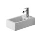 Duravit Vero - Lave-mains 450x250 mm, avec un trou pour robinet, avec WonderGliss, blanc 07022500001