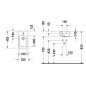 Duravit Vero - Lave-mains 450x250 mm, avec un trou pour robinet, avec WonderGliss, blanc 07022500001