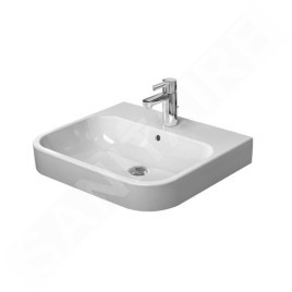Duravit Happy D.2 - Lavabo 600x505 mm, avec un trou pour robinet, blanc alpin 2318600000