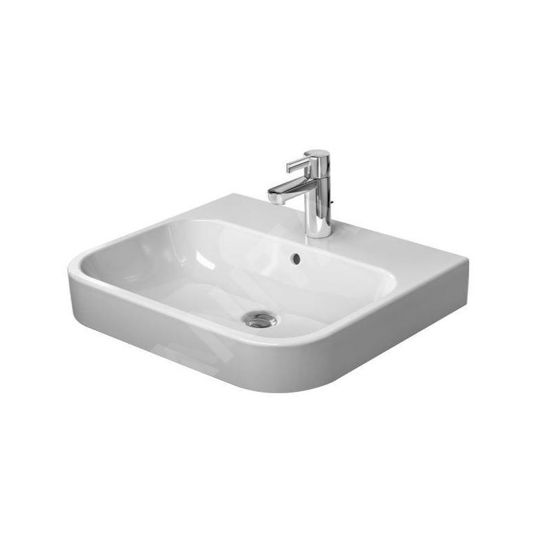 Duravit Happy D.2 - Lavabo 600x505 mm, avec un trou pour robinet, blanc alpin 2318600000 Duravit Happy D.2 - Lavabo 600x505 mm, avec un trou pour robinet, blanc alpin 2318600000
