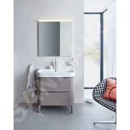 Duravit Happy D.2 - Lavabo 600x505 mm, avec un trou pour robinet, blanc alpin 2318600000