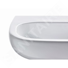 Duravit D-Code - Lavabo Med, 550x430 mm, avec 1 trou, blanc alpin 23115500002