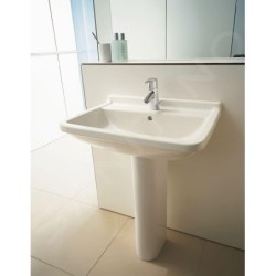 Duravit Starck 3 - Lavabo 600x450 mm, avec 1 trou, avec WonderGliss, blanc alpin 03006000001