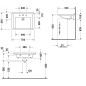 Duravit Starck 3 - Lavabo 700x545 mm, un trou pour robinetterie, blanc 0309700000