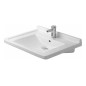 Duravit Starck 3 - Lavabo 700x545, pour personnes à mobilité réduite, avec 1 trou, avec WonderGliss, blanc alpin 03097000001 Duravit Starck 3 - Lavabo 700x545, pour personnes à mobilité réduite, avec 1 trou, avec WonderGliss, blanc alpin 03097000001