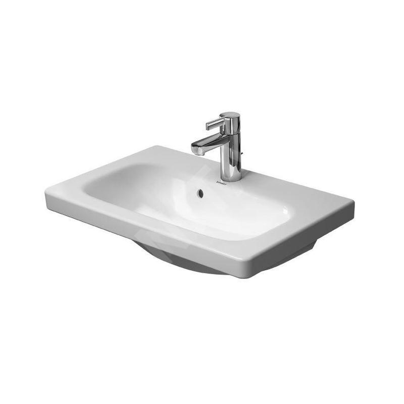 Duravit DuraStyle - Lavabo pour meuble Compact, 635x400 mm, avec 1 trou, blanc alpin 2337630000