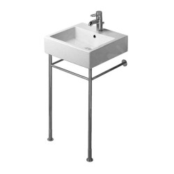 Duravit Vero - Support métallique pour lavabo, chrome, support pour lavabo Vero 045450 0030651000