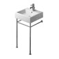 Duravit Vero - Support métallique pour lavabo, chrome, support pour lavabo Vero 045450 0030651000 Duravit Vero - Support métallique pour lavabo, chrome, support pour lavabo Vero 045450 0030651000