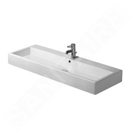 Duravit Vero - Meuble-lavabo 1200x470 mm, avec un trou pour robinetterie, avec WonderGliss, blanc alpin 04541200271