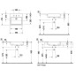 Duravit Vero - Vasque à encastrer 550x470x170 mm, avec un trou pour robinetterie, avec WonderGliss, blanc 03145500001 Duravit Vero - Vasque à encastrer 550x470x170 mm, avec un trou pour robinetterie, avec WonderGliss, blanc 03145500001