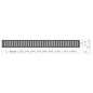 Alcadrain Grilles - Caillebotis pour auge linéaire 300 mm, noir mat PURE-300BLACK