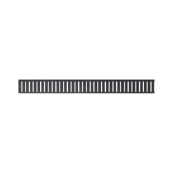 Alcadrain Grilles - Caillebotis pour auge linéaire 550 mm, noir mat PURE-550BLACK