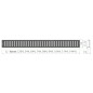 Alcadrain Grilles - Caillebotis pour auge linéaire 550 mm, noir mat PURE-550BLACK