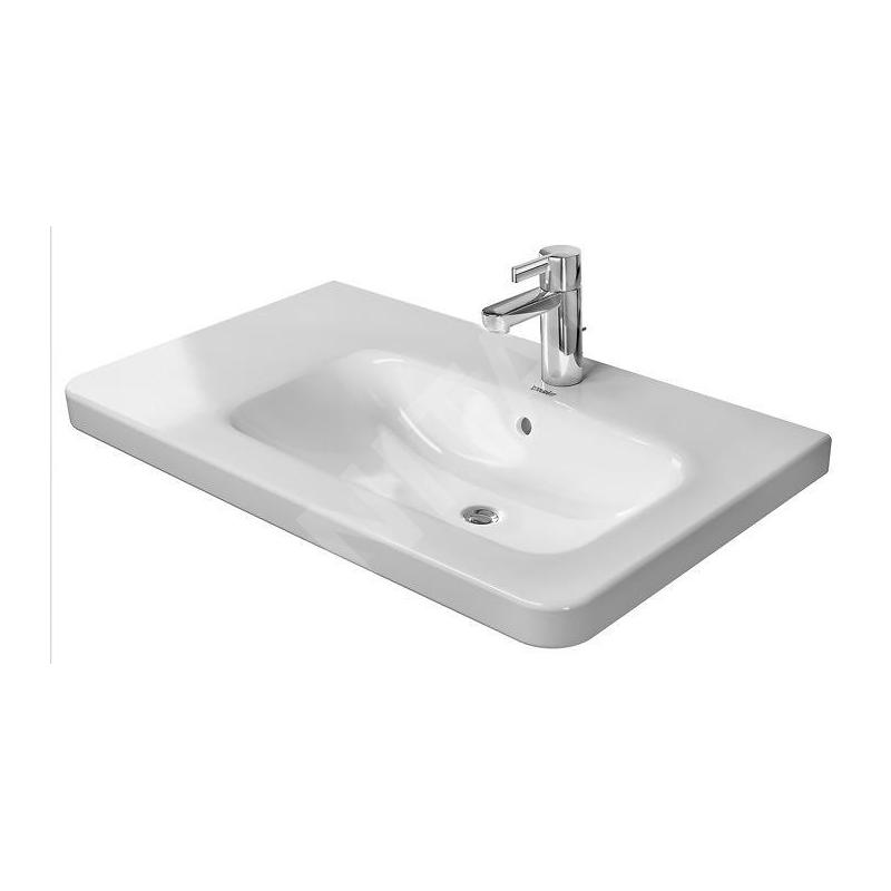 Duravit DuraStyle - Lavabo 800x480mm, avec un trou pour robinet, avec WonderGliss, blanc 23268000001 Duravit DuraStyle - Lavabo 800x480mm, avec un trou pour robinet, avec WonderGliss, blanc 23268000001