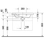 Duravit DuraStyle - Lavabo 800x480mm, avec un trou pour robinet, avec WonderGliss, blanc 23208000001 Duravit DuraStyle - Lavabo 800x480mm, avec un trou pour robinet, avec WonderGliss, blanc 23208000001