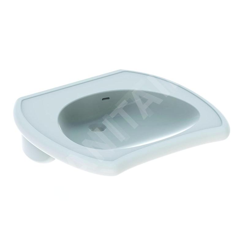 Geberit Vitalis - Lavabo sanitaire sans trou, 650x600 mm, blanc 121565000 Geberit Vitalis - Lavabo sanitaire sans trou, 650x600 mm, blanc 121565000