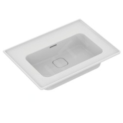 Ideal Standard Strada II - Lavabo d’ameublement, 640x460 mm, sans trou pour mitigeur, avec Ideal Plus, blanc T3633MA