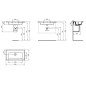 Ideal Standard Strada II - Lavabo d’ameublement, 840x460 mm, sans trou pour mitigeur, blanc T363401 Ideal Standard Strada II - Lavabo d’ameublement, 840x460 mm, sans trou pour mitigeur, blanc T363401