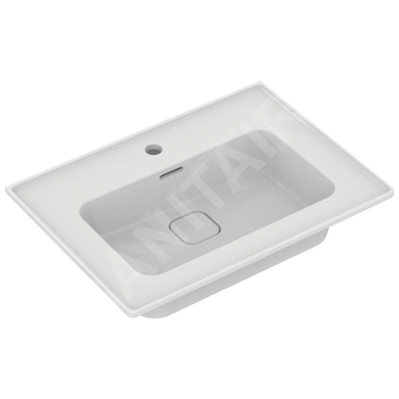 Ideal Standard Strada II - Lavabo d’ameublement, 640x460 mm, avec trou pour mitigeur, blanc T299101