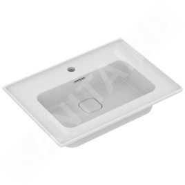Ideal Standard Strada II - Lavabo d’ameublement, 640x460 mm, avec trou pour mitigeur, avec Ideal Plus, blanc T2991MA