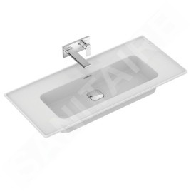 Ideal Standard Strada II - Lavabo d’ameublement, 1.040x460 mm, sans trou pour mitigeur, blanc T363501