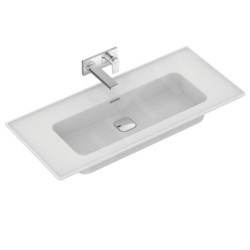Ideal Standard Strada II - Lavabo d’ameublement, 1.040x460 mm, sans trou pour mitigeur, avec Ideal Plus, blanc T3635MA