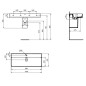 Ideal Standard Strada II - Lavabo 1.000x430 mm, avec ouverture pour mitigeur, blanc T364601 Ideal Standard Strada II - Lavabo 1.000x430 mm, avec ouverture pour mitigeur, blanc T364601