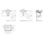 Ideal Standard Strada II - Lavabo d’ameublement, 540x460 mm, sans trou pour mitigeur, blanc T363201 Ideal Standard Strada II - Lavabo d’ameublement, 540x460 mm, sans trou pour mitigeur, blanc T363201