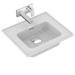 Ideal Standard Strada II - Lavabo d’ameublement, 540x460 mm, sans trou pour mitigeur, blanc T363201