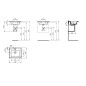 Ideal Standard Strada II - Lavabo d’ameublement, 540x460 mm, avec trou pour mitigeur, blanc T298801 Ideal Standard Strada II - Lavabo d’ameublement, 540x460 mm, avec trou pour mitigeur, blanc T298801