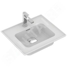 Ideal Standard Strada II - Lavabo d’ameublement, 540x460 mm, avec trou pour mitigeur, blanc T298801