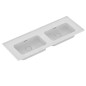 Ideal Standard Strada II - Double lavabo d’ameublement, 1.240x460 mm, sans trou pour mitigeur, blanc T363601 Ideal Standard Strada II - Double lavabo d’ameublement, 1.240x460 mm, sans trou pour mitigeur, blanc T363601