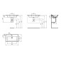 Ideal Standard Strada II - Lavabo d’ameublement, 840x460 mm, avec trou pour mitigeur, blanc T300301 Ideal Standard Strada II - Lavabo d’ameublement, 840x460 mm, avec trou pour mitigeur, blanc T300301