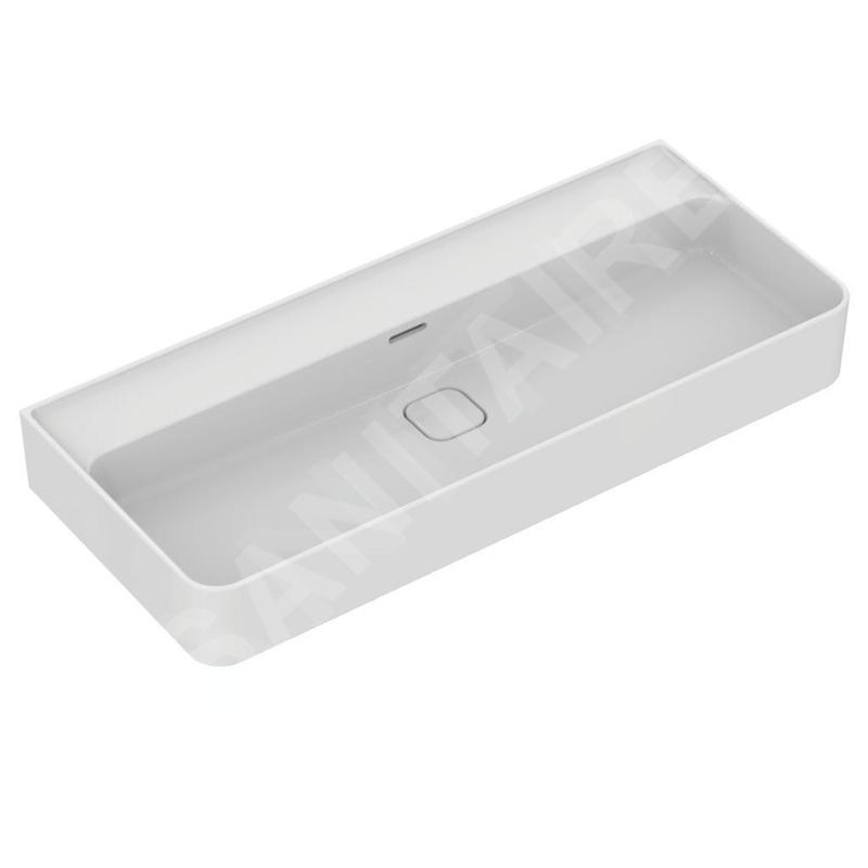 Ideal Standard Strada II - Lavabo 1.000x430 mm, sans ouverture pour mitigeur, avec Ideal Plus, blanc T3640MA Ideal Standard Strada II - Lavabo 1.000x430 mm, sans ouverture pour mitigeur, avec Ideal Plus, blanc T3640MA