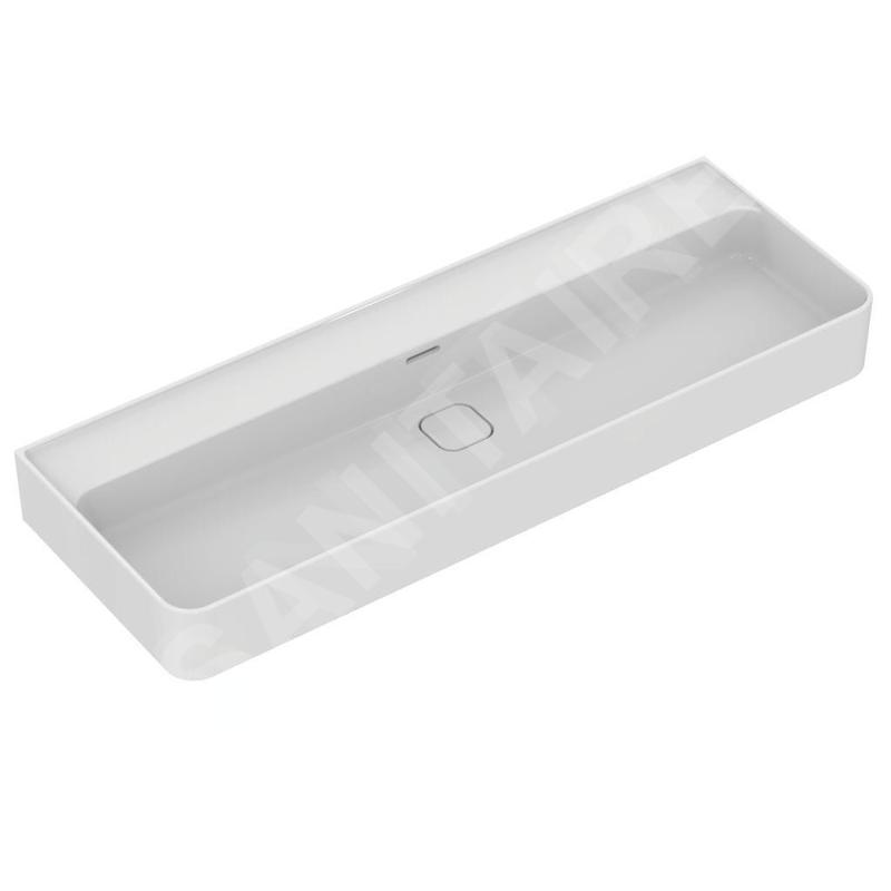 Ideal Standard Strada II - Lavabo 1.200x430 mm, sans ouverture pour mitigeur, avec Ideal Plus, blanc T3641MA Ideal Standard Strada II - Lavabo 1.200x430 mm, sans ouverture pour mitigeur, avec Ideal Plus, blanc T3641MA