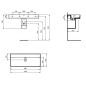 Ideal Standard Strada II - Lavabo 1.000x430 mm, sans ouverture pour mitigeur, avec Ideal Plus, blanc T3652MA Ideal Standard Strada II - Lavabo 1.000x430 mm, sans ouverture pour mitigeur, avec Ideal Plus, blanc T3652MA