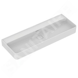 Ideal Standard Strada II - Lavabo 1.200x430 mm, sans ouverture pour mitigeur, blanc T365301