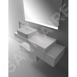 Ideal Standard Strada II - Lavabo 500x400 mm, sans ouverture pour mitigeur, avec Ideal Plus, blanc T2967MA